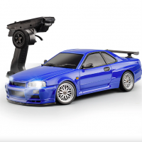 LDRC 1899/A99 RTR 1/18 2.4G RWD RC Car Drift GTR R34 Optional Gyro